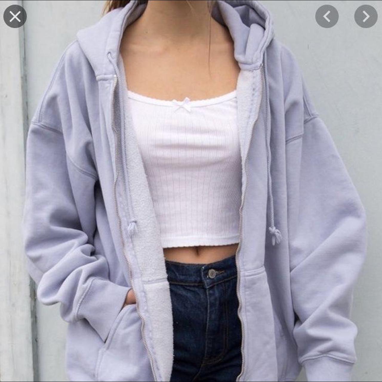 Brandy Christy hoodie in lilac Oversized fit... Depop