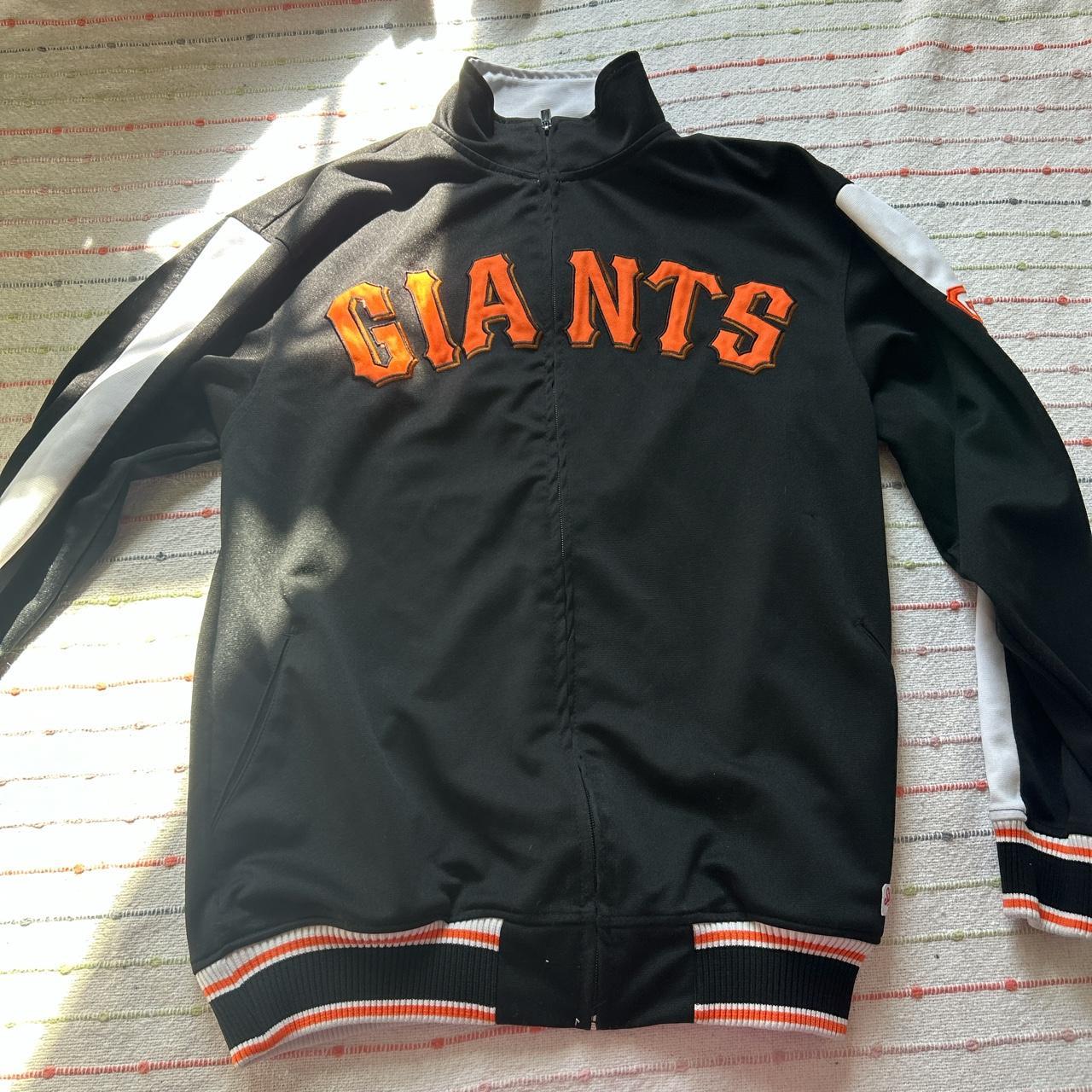 Stitches San Francisco Giants Quarter Zip Jacket - Depop