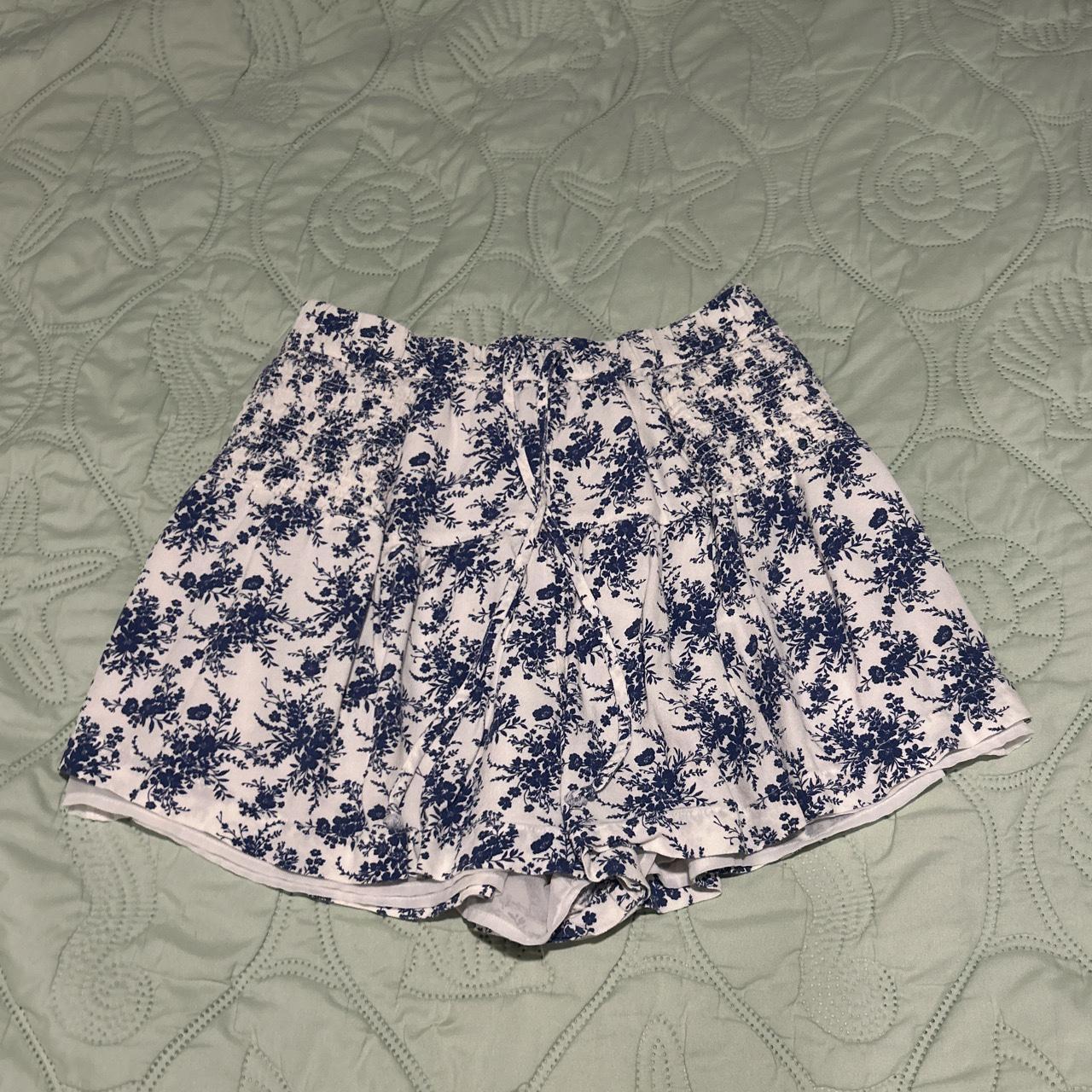 Paisley Print Swim Trunks Real nice navy blue - Depop