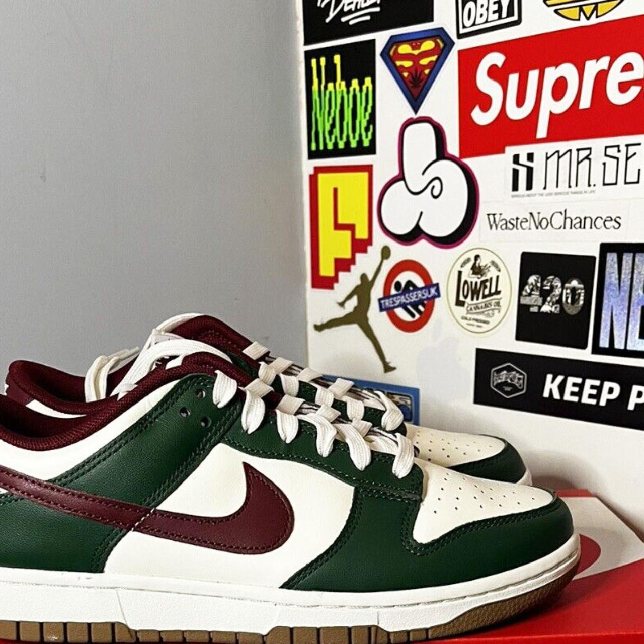 Nike Dunk Low Gorge Green Women s Size US 6.5 Depop