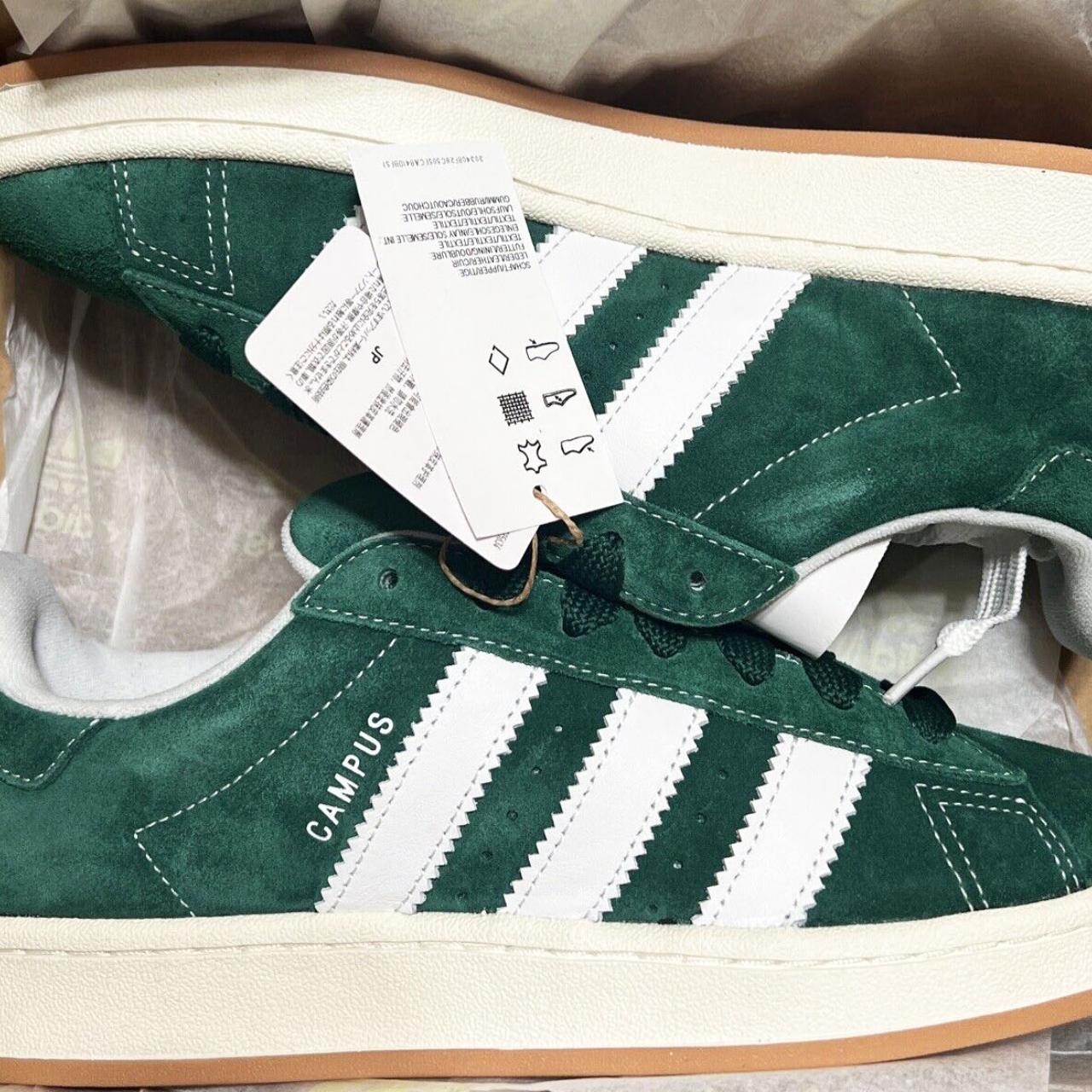 adidas Campus 00s Dark Green Cloud White Women's... - Depop