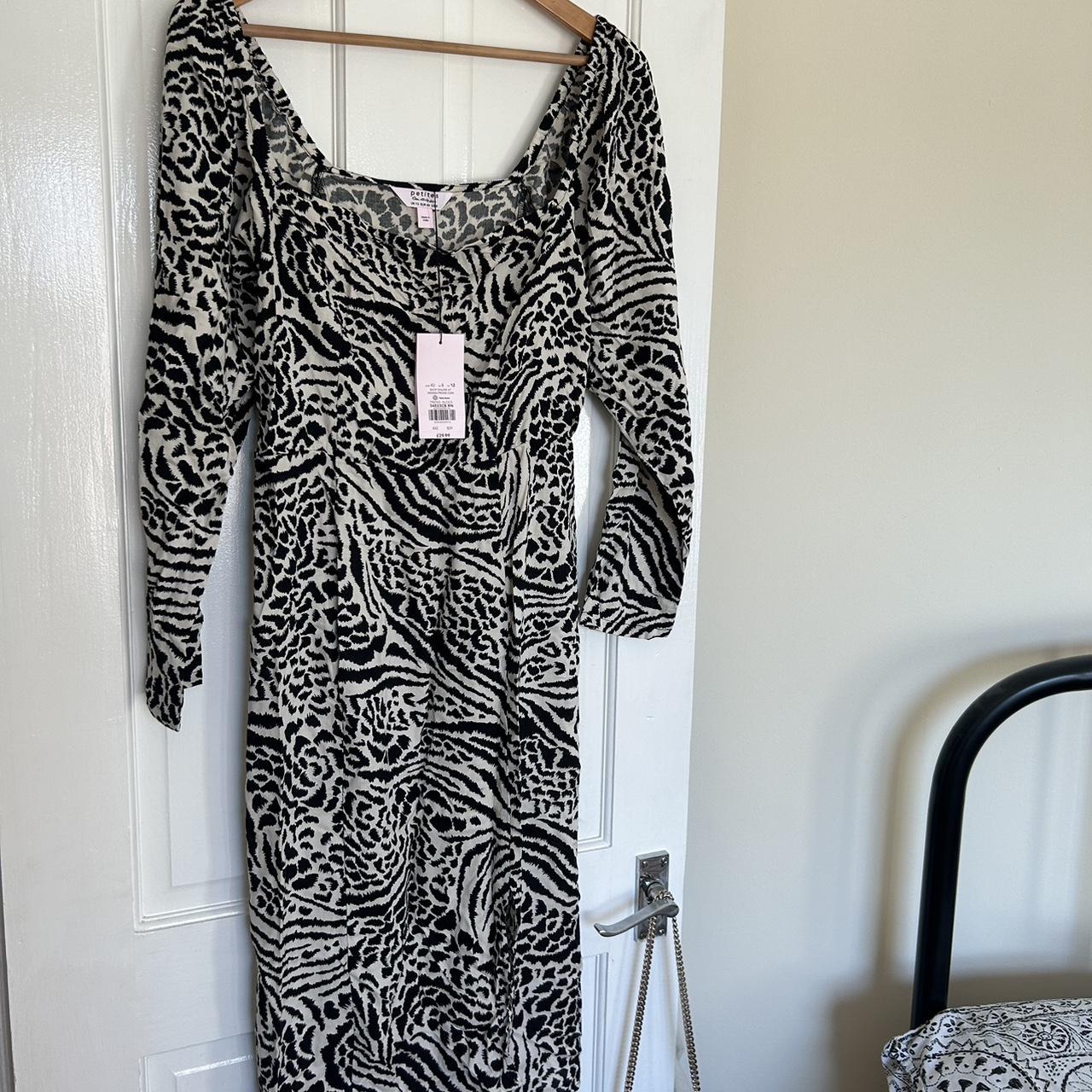 Miss selfridge zebra print dress best sale