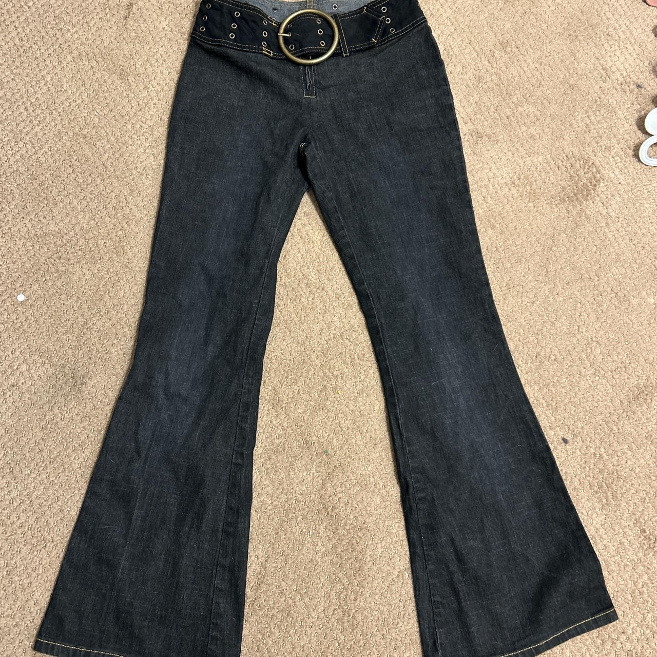 No Boundaries Women's Navy and Black Jeans (3)