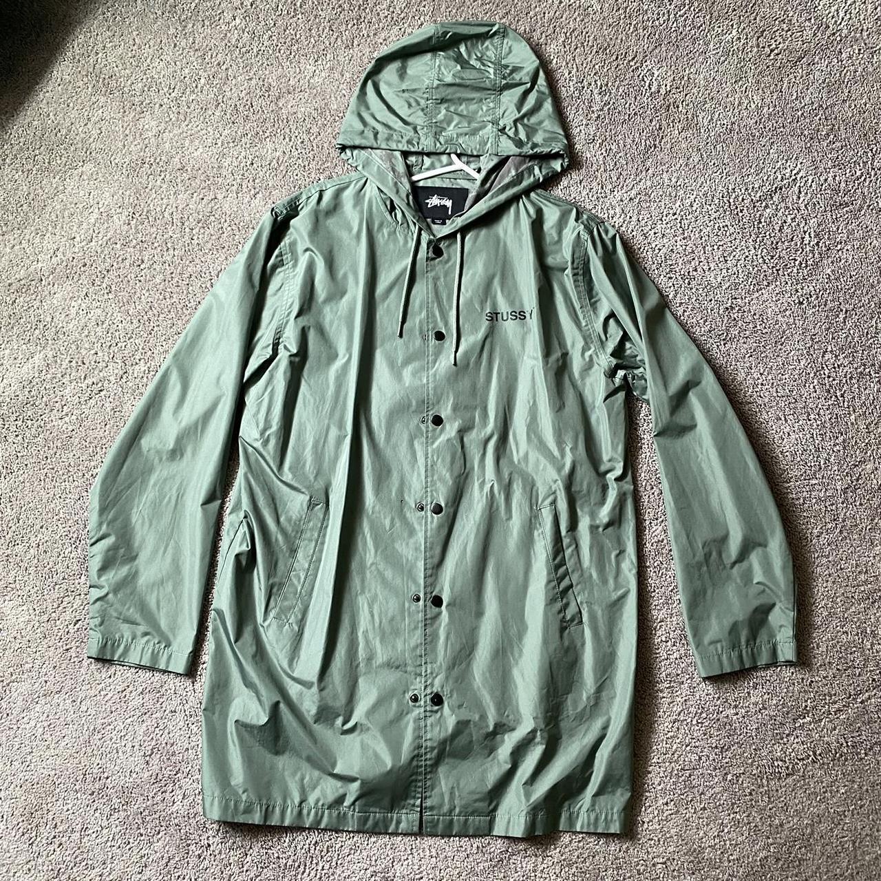 Men's Jackets Stussy Long Coach Jacket Vintage Stussy Hooded