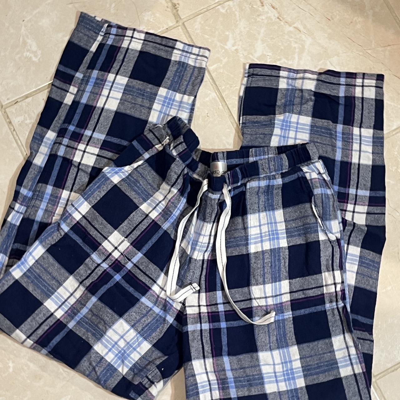 blue pj pants size small - Depop