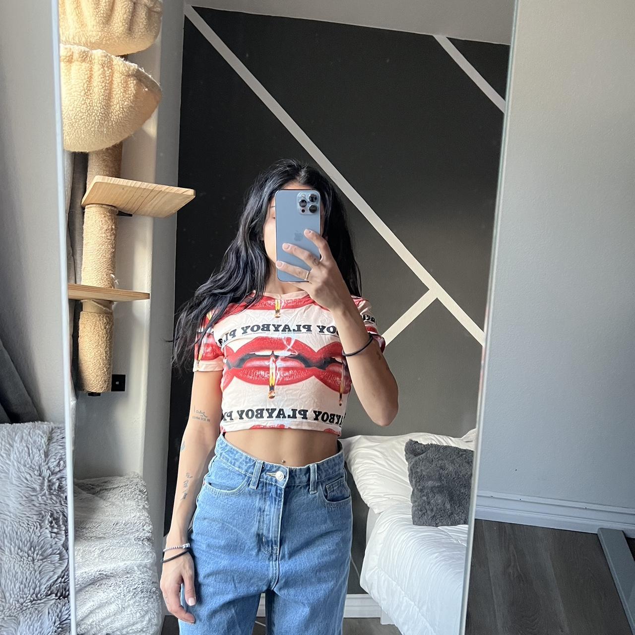 Miss Guided X Playboy Crop Top XS Never Worn My Depop