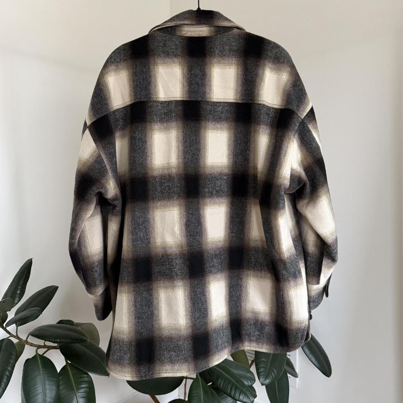 Pull&Bear Women's Shacket Jacket - Multi/Brown - … - image 2