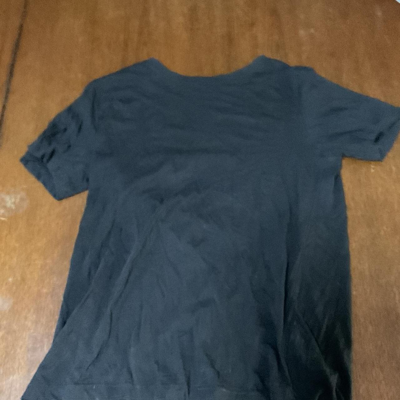 Basic black baggy shirt Size: 14 Material: cotton... - Depop