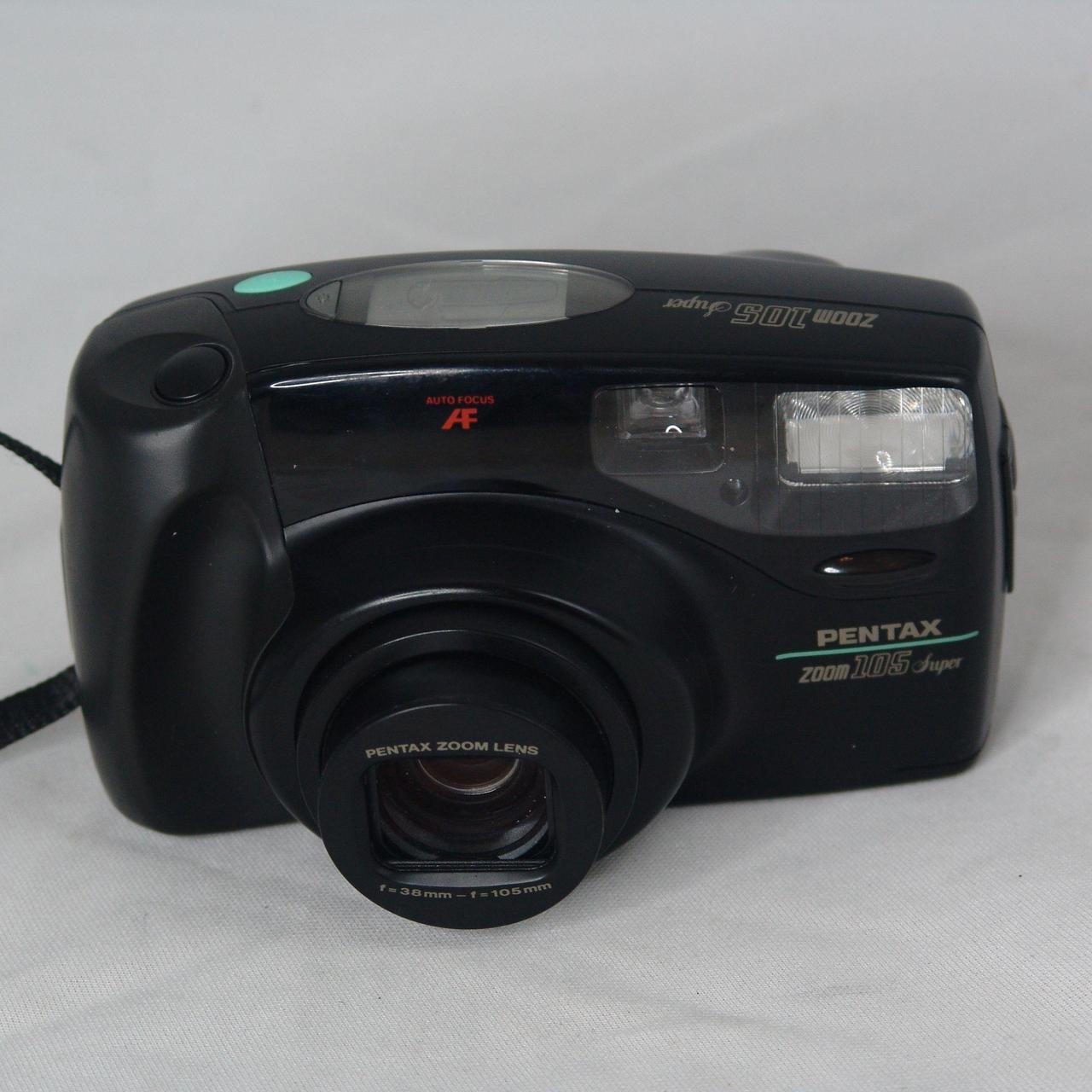 Vintage Pentax Zoom 105R Super 35mm Camera Battery... Depop