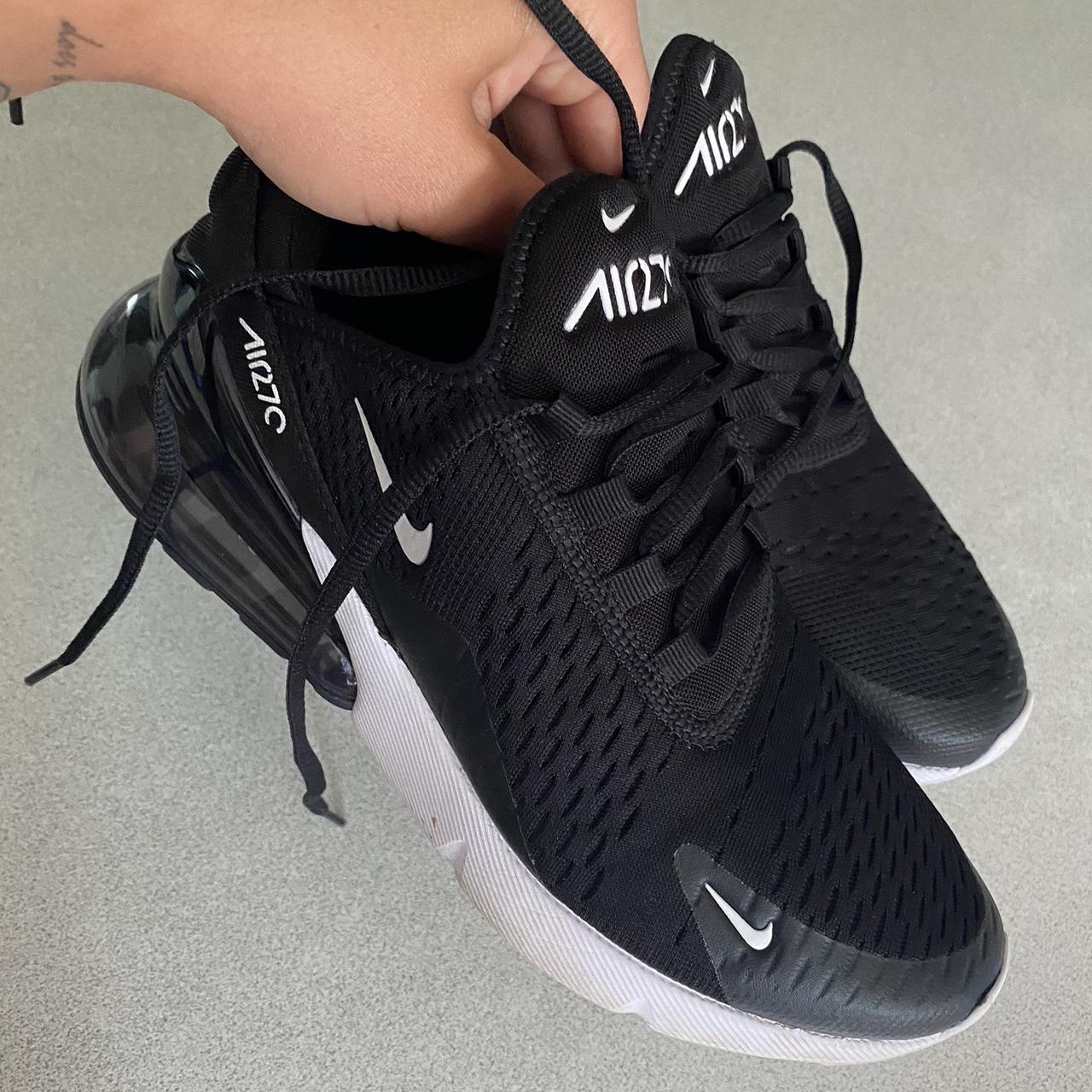 white nike 270s
