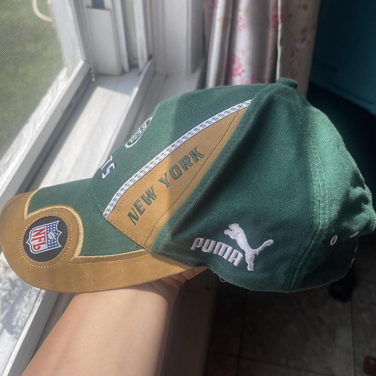 Vintage New York Jets Puma Adjustable Hat NFL - Depop