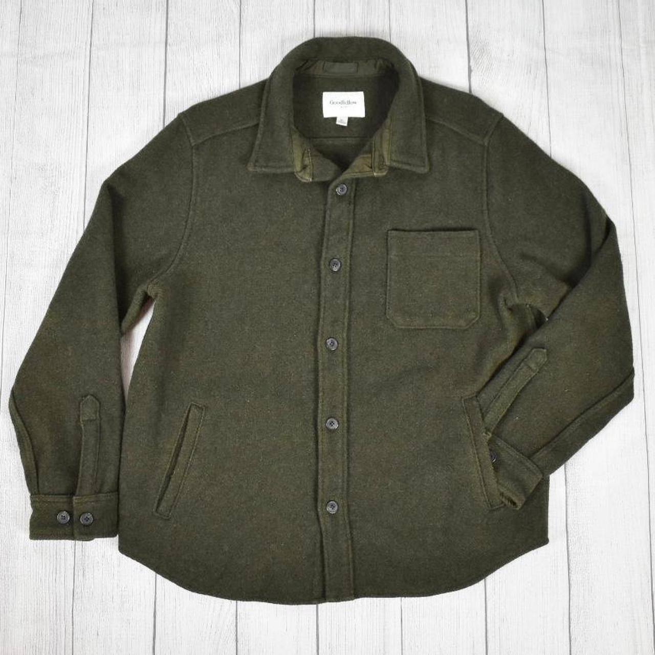 Goodfellow & Co. Men's Green and Khaki Jacket | Depop