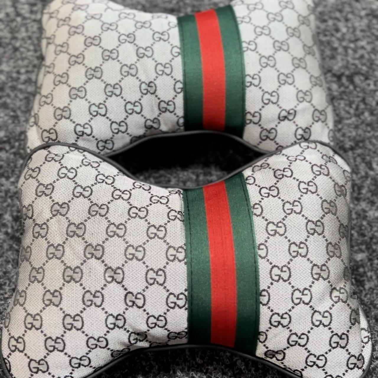 Light grey Gucc! Car pillows Apply it to your car... Depop