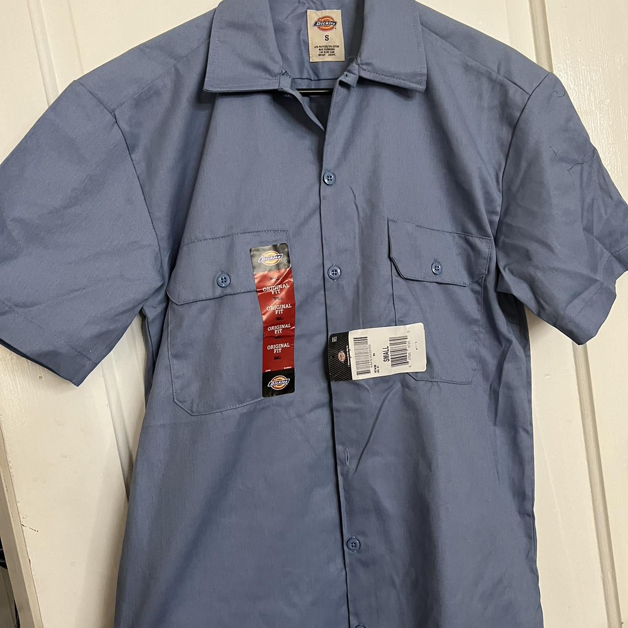 Dickies Short Sleeve Work Shirt - Gulf Blue