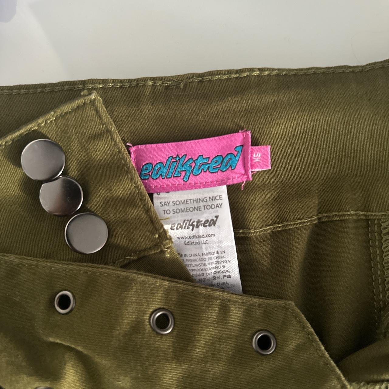 Edikted Khaki mini shirt. Only worn once so in... Depop