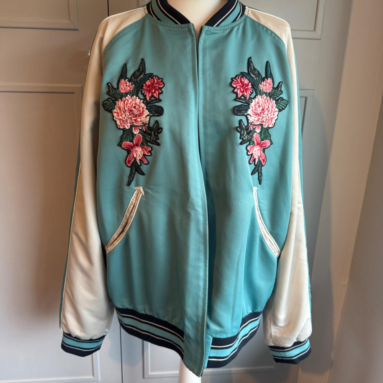 Lara jean blue bomber jacket hotsell