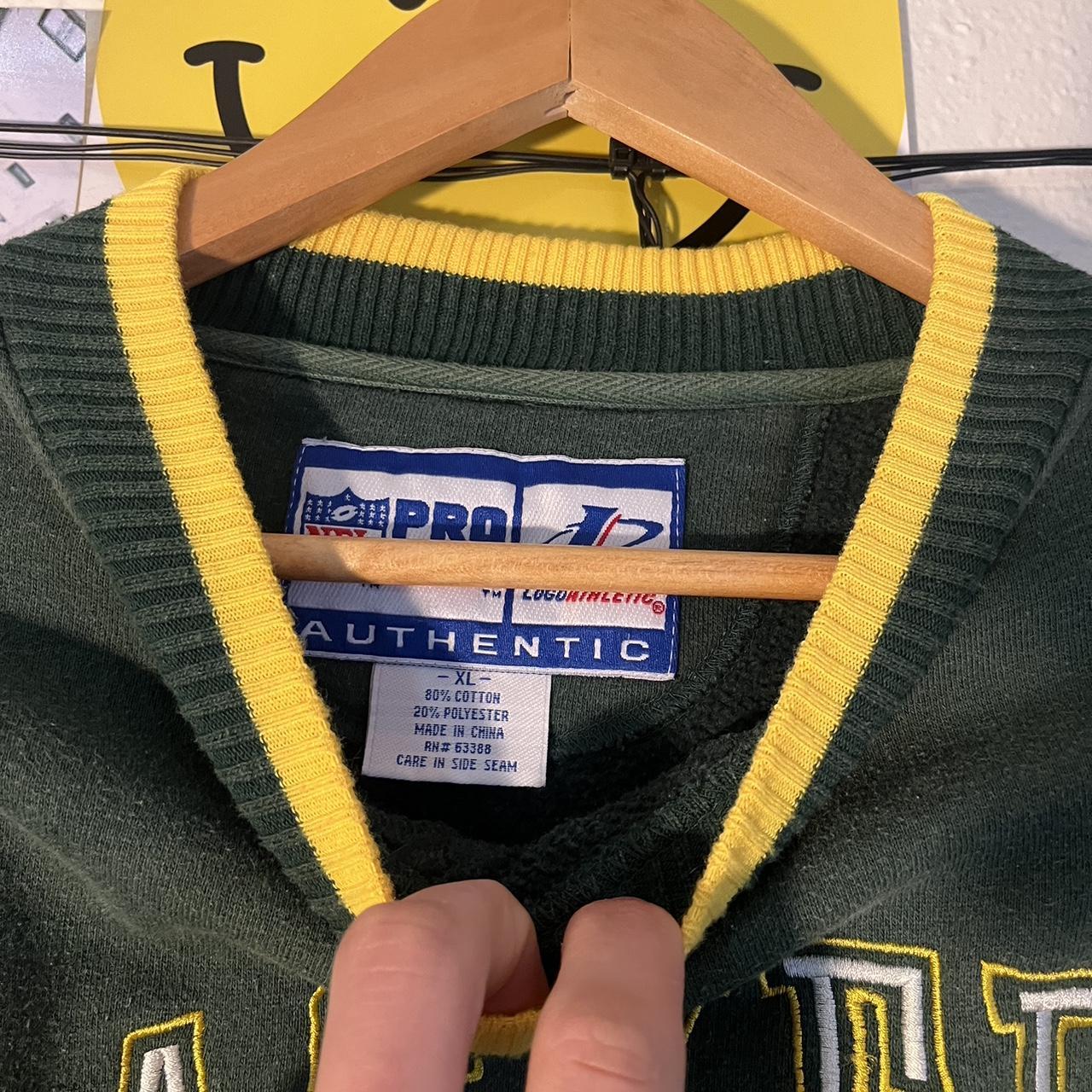 vintage 90s green bay packers logo athletic pro line - Depop