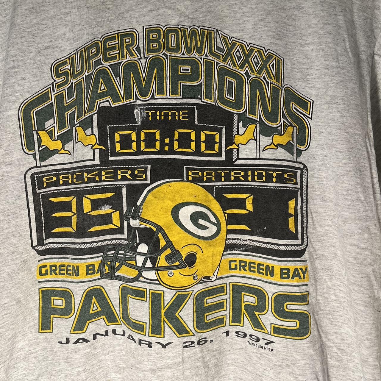 Super clean Super Bowl 31 champion Green Bay Packers - Depop