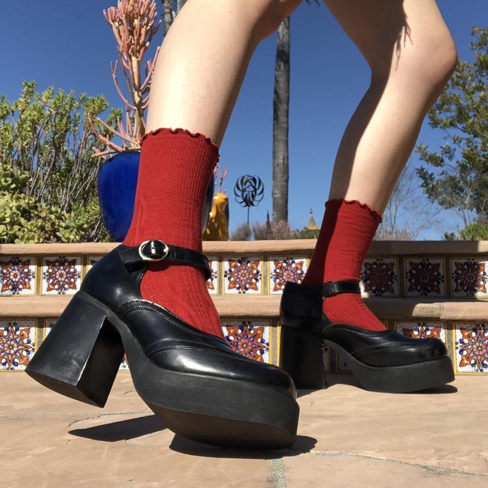 90s platform mary janes