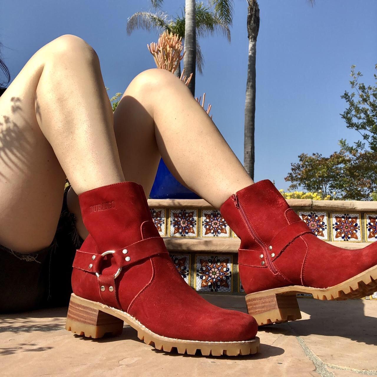 Durango Women's Red Boots | Depop