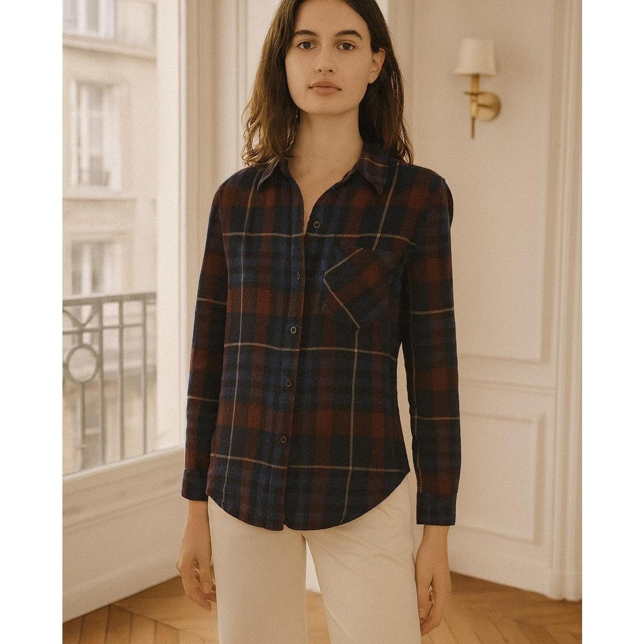 Source Unknown Women's Blouse - Red/Blue - S – Cl… - image 1