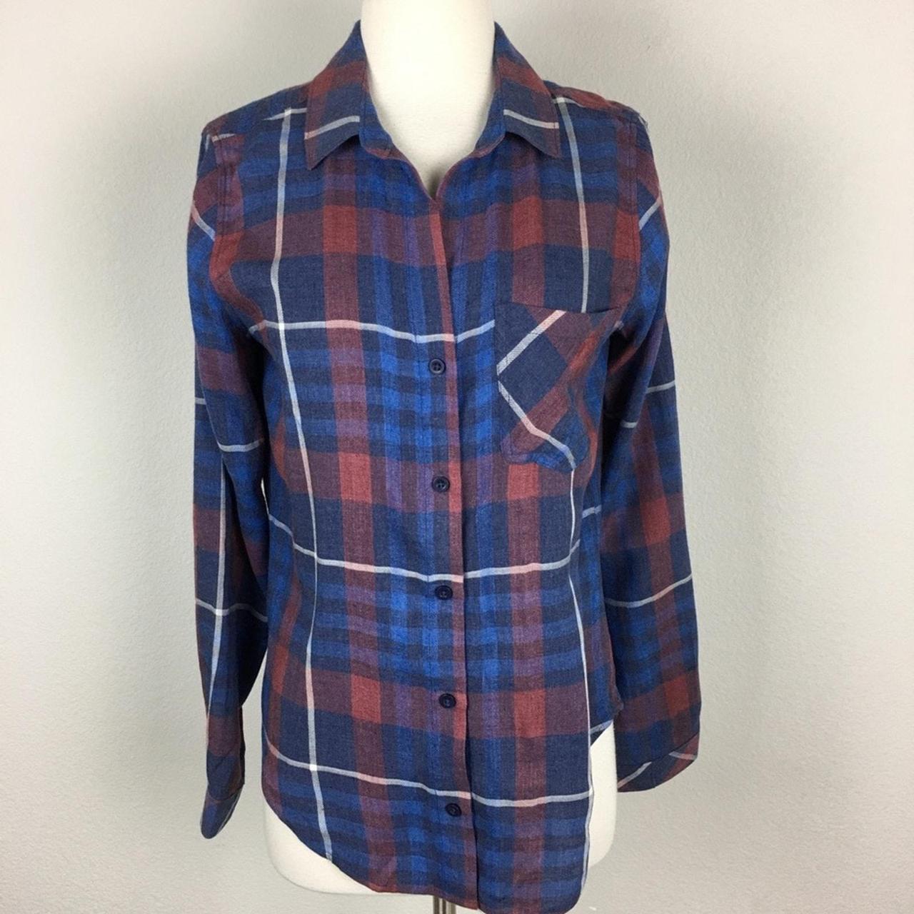 Source Unknown Women's Blouse - Red/Blue - S – Cl… - image 2