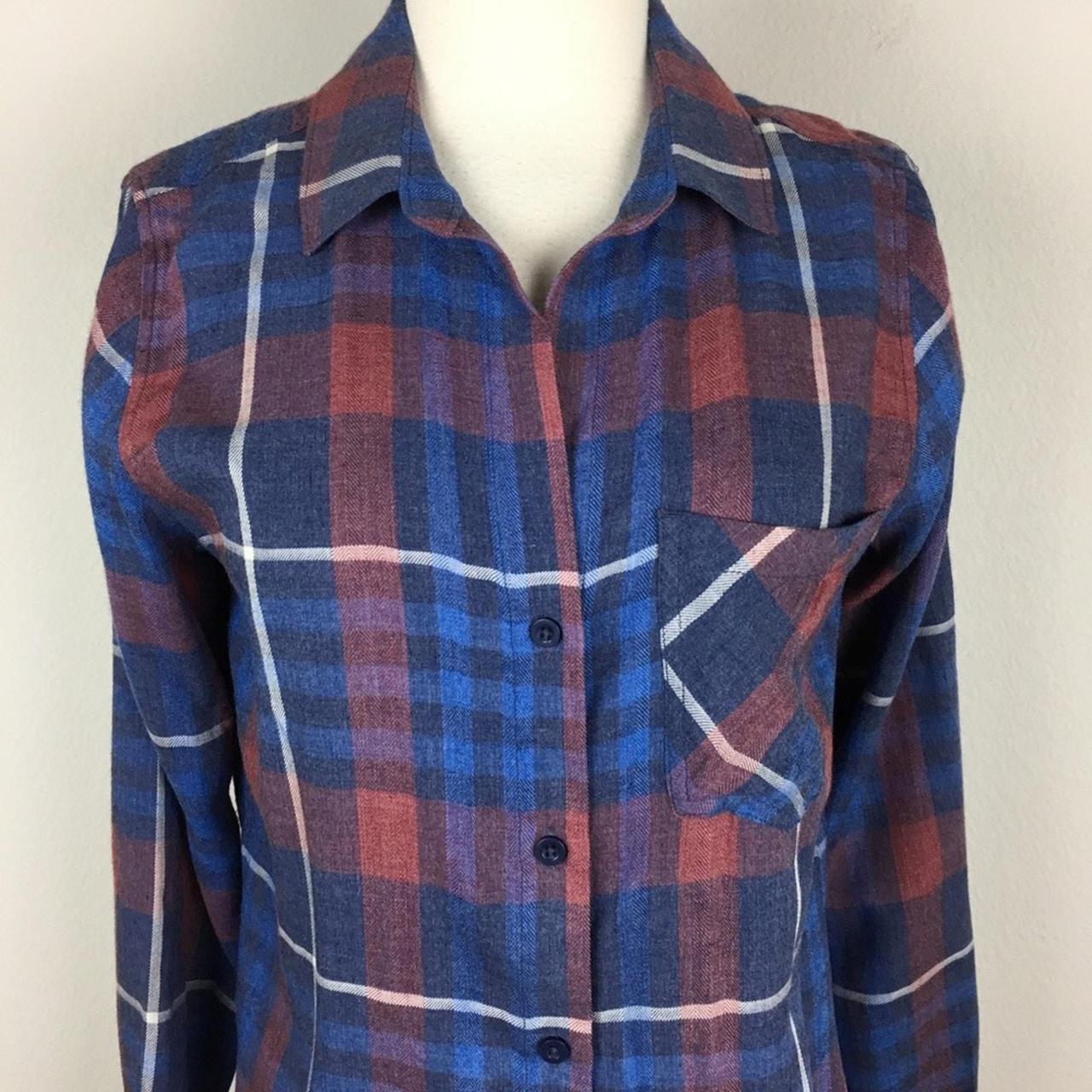 Source Unknown Women's Blouse - Red/Blue - S – Cl… - image 3