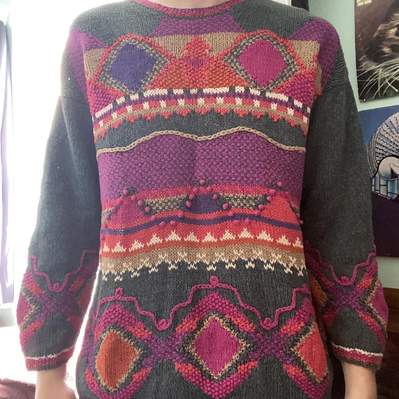 Cool designed grandma sweater - Depop