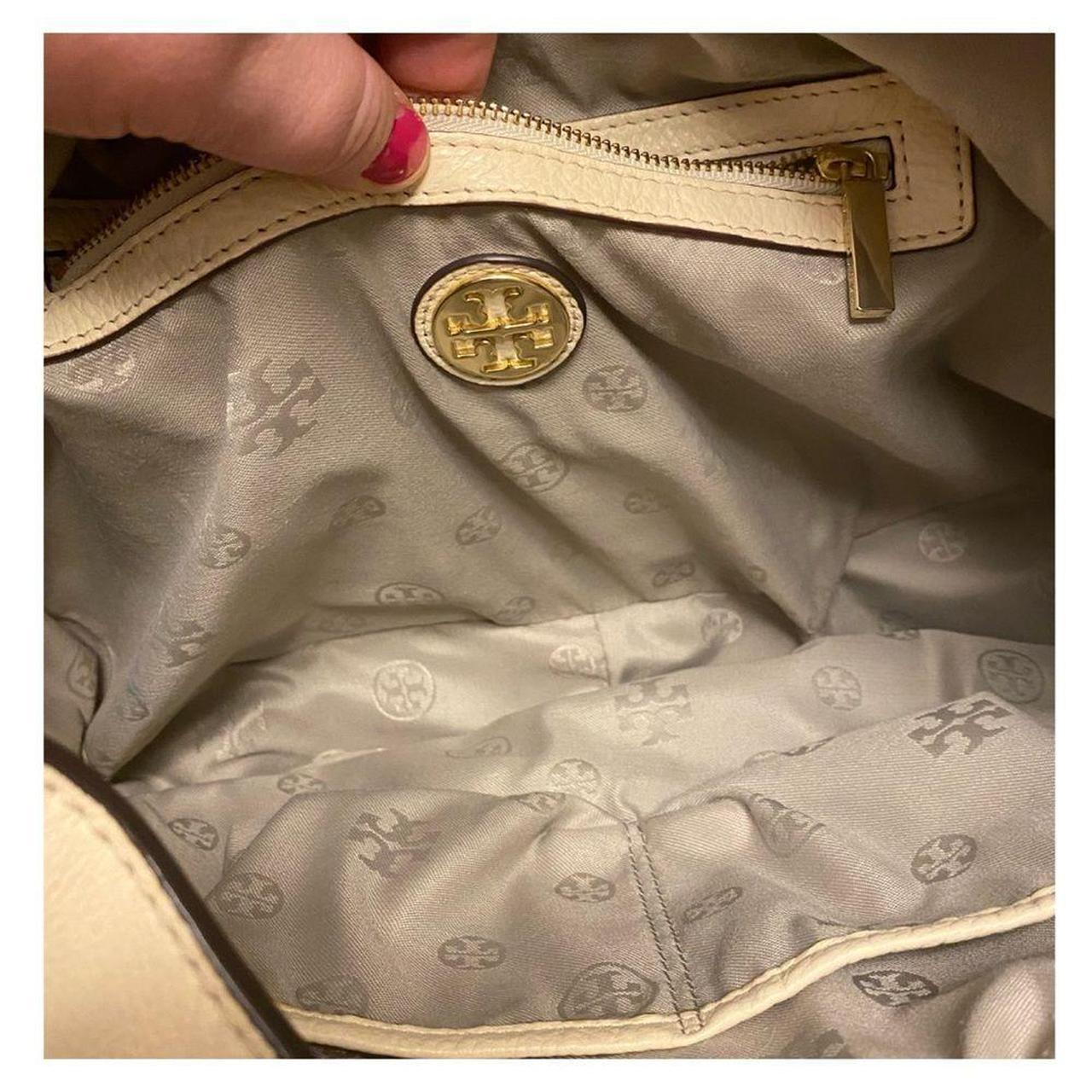 Vintage Tory Burch quilted bag; authentic, mauve - Depop