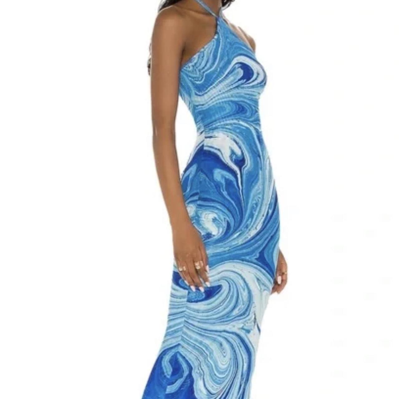 Farai London blue tie dye dress!! Perf for a weddin... Depop