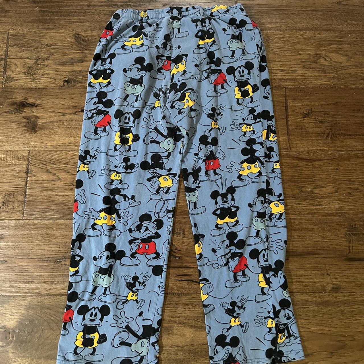 Vintage Disney Mickey Mouse Pajama’s pj’s sweats... - Depop