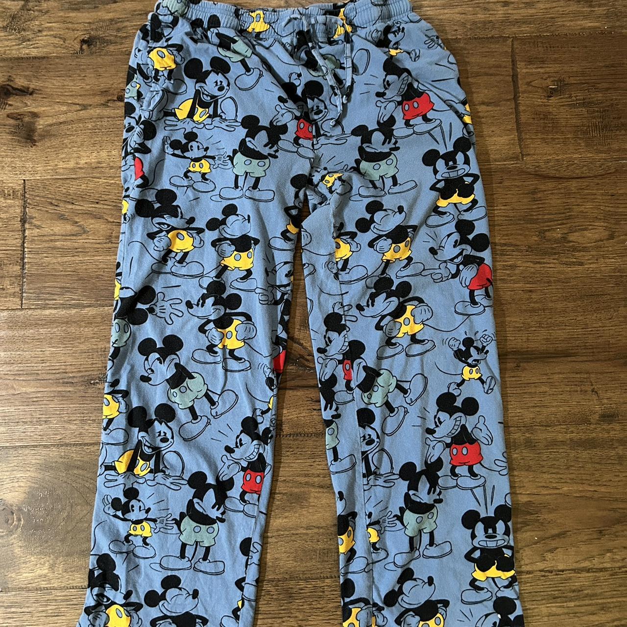 Vintage Disney Mickey Mouse Pajama's pj's sweats - Depop