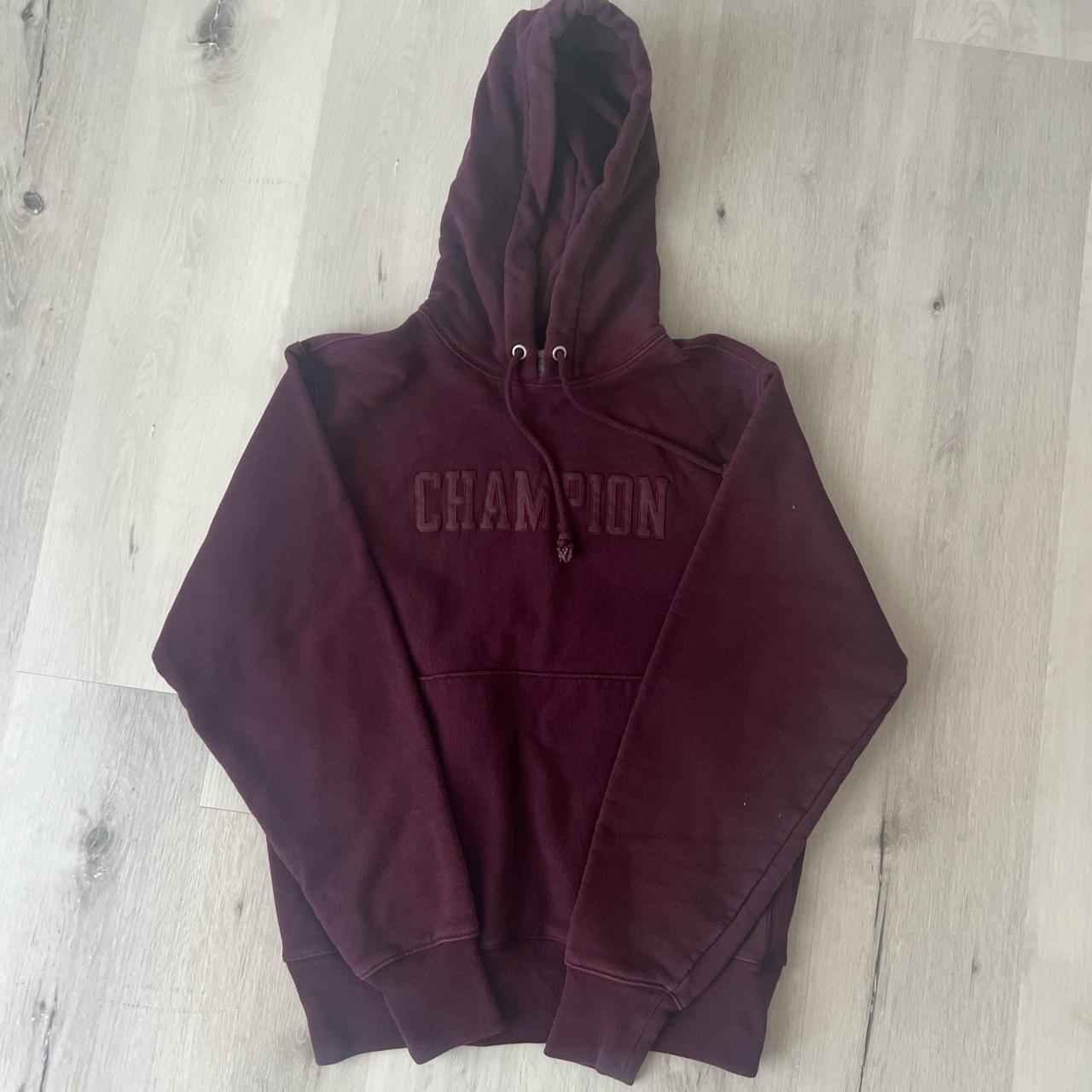 Champion hoodie best sale womens burgundy