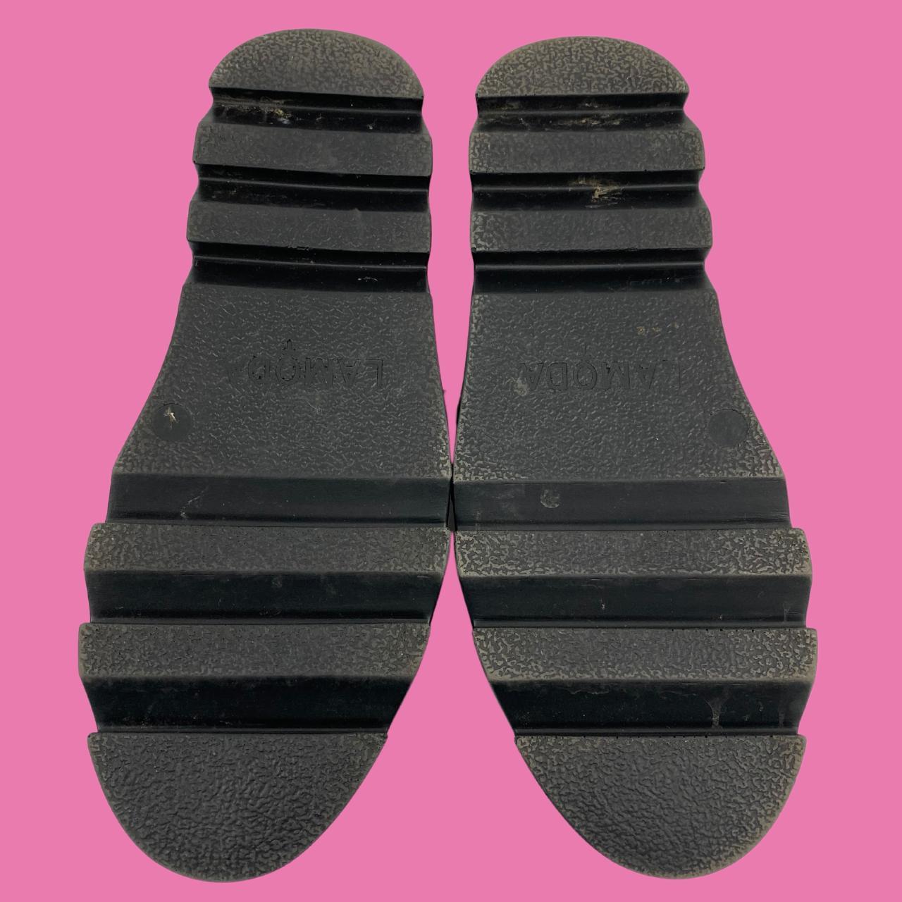 La Mode Women's Black and Pink Footwear | Depop