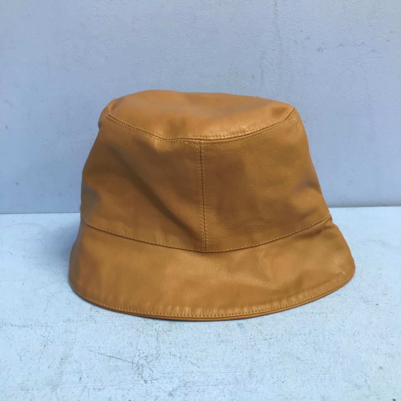 36D1412 LONGCHAMP bucket hat in tan brown Depop