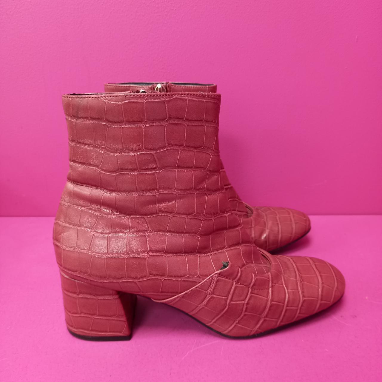 Topshop pink ankle sales boots