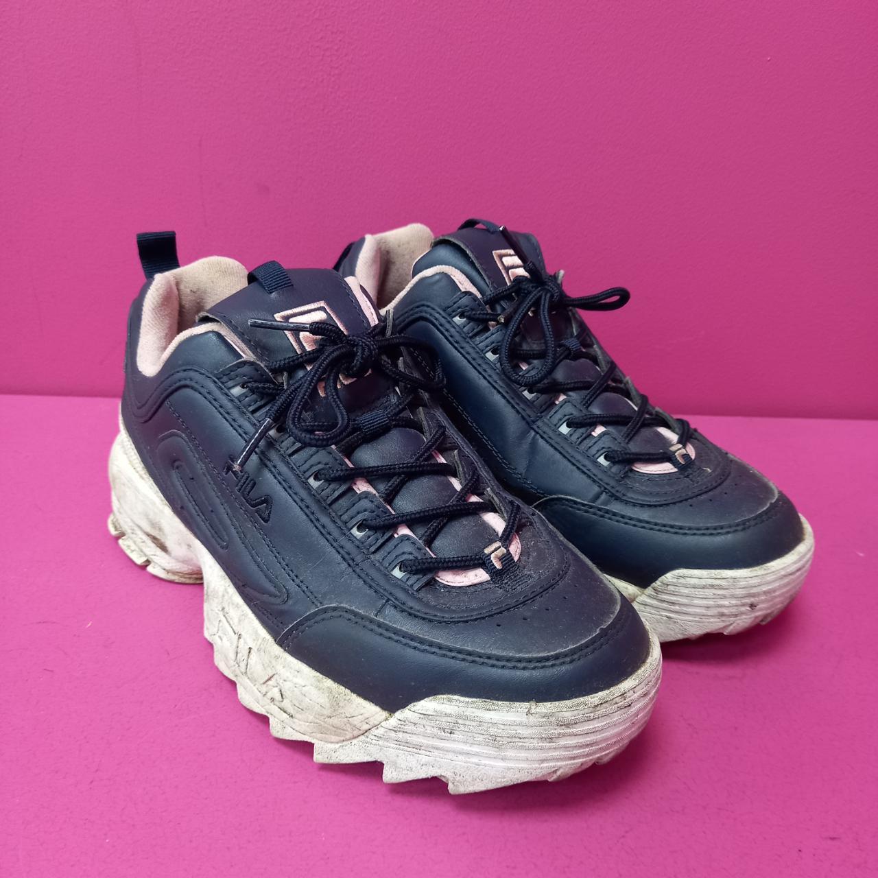 Fila disruptor deals navy blue