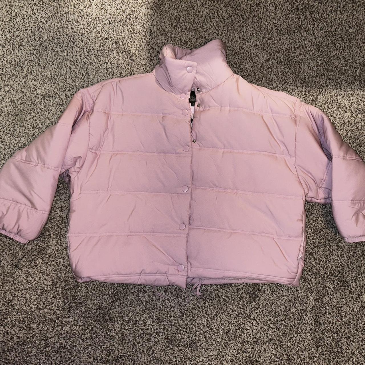 Wild Fable Pink Puffer Baby Pink Wild Fable Cropped Puffer Jacket