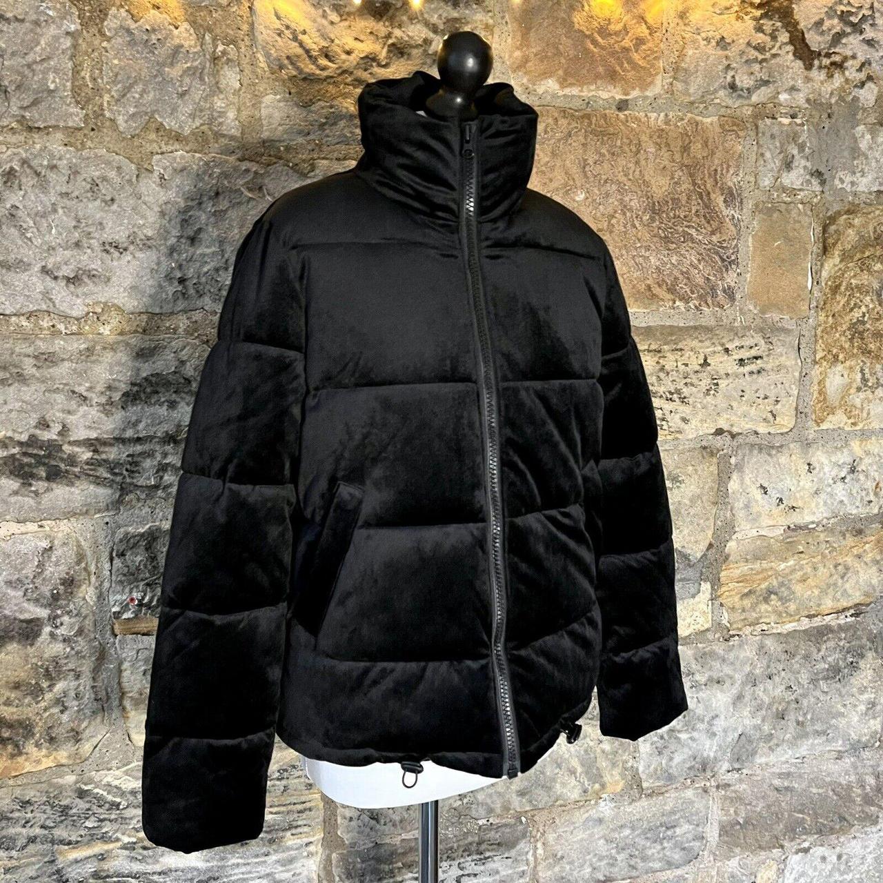 Hush velvet clearance puffer jacket