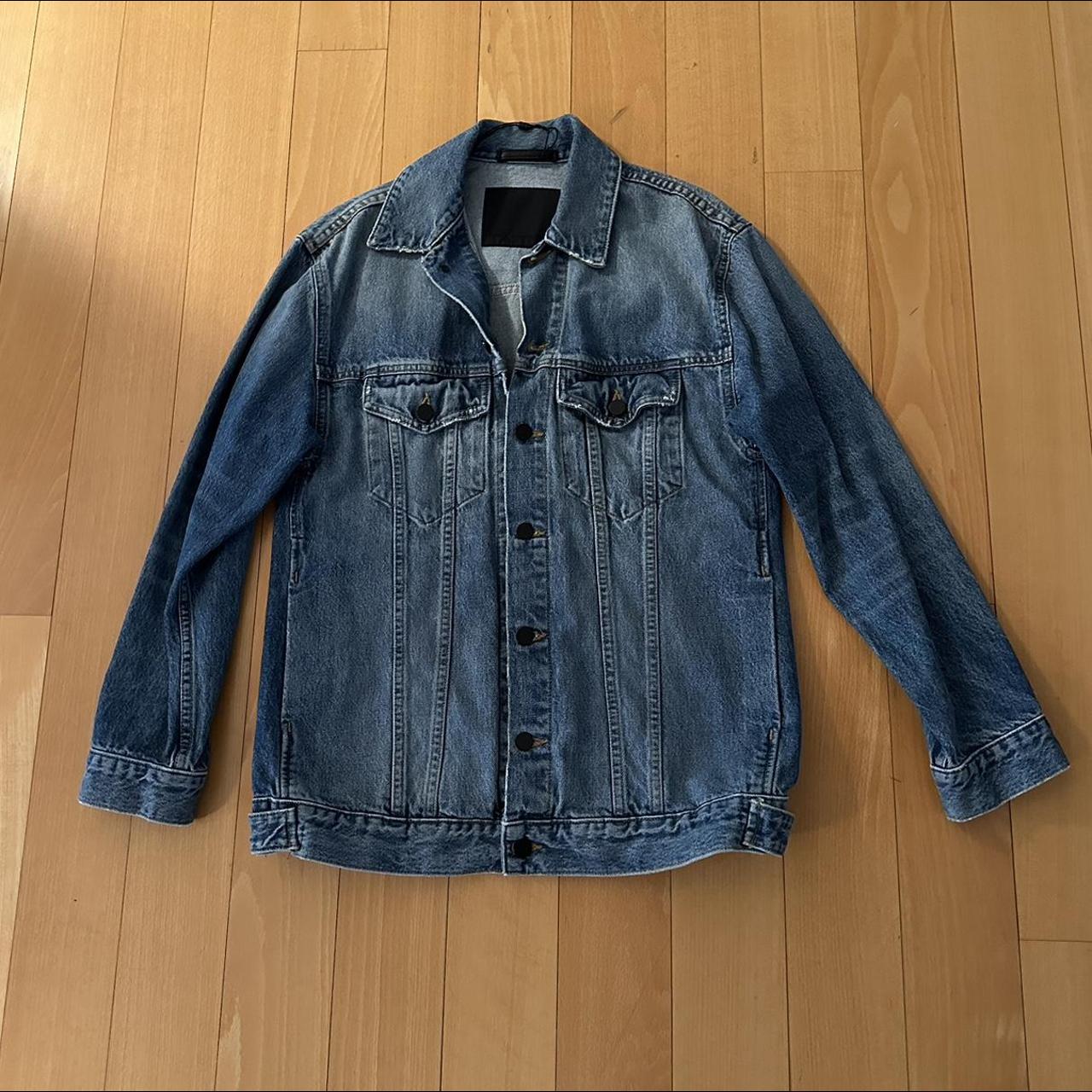 Denim x Alexander Wang jacket with custom spray... - Depop