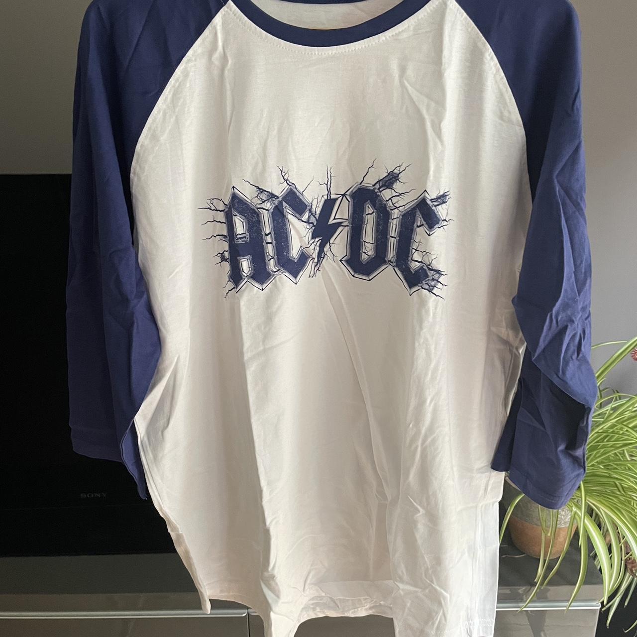 ACDC Band Black Baseball Jersey Shirt