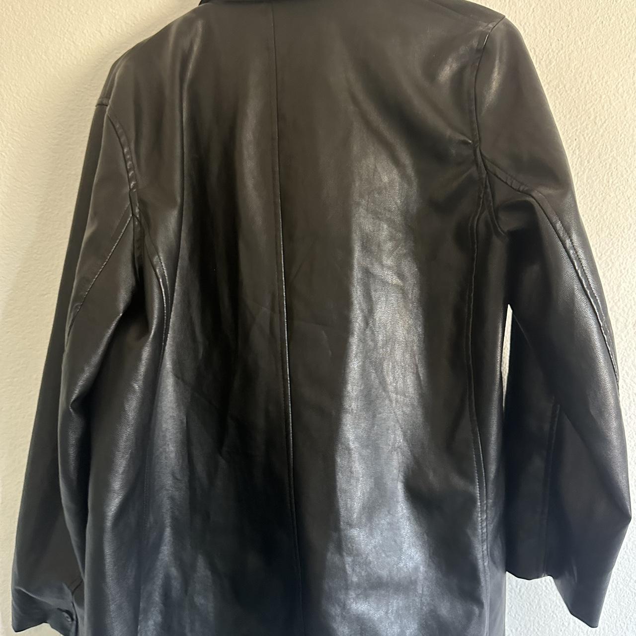 Motel Rocks leather jacket Worn once! No damages... Depop