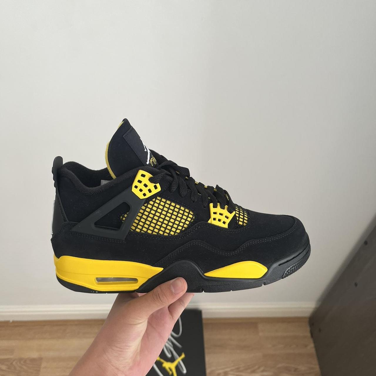 Air Jordan 4 Retro Yellow Thunders... - Depop