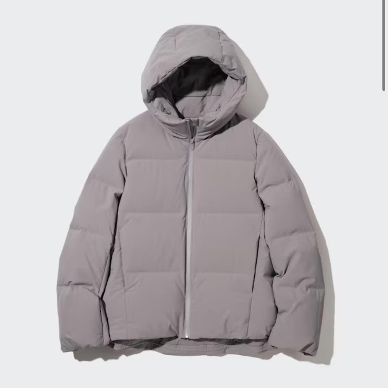 Uniqlo Puffer Jacket (Seamless Down Jacket in Grey) | Depop