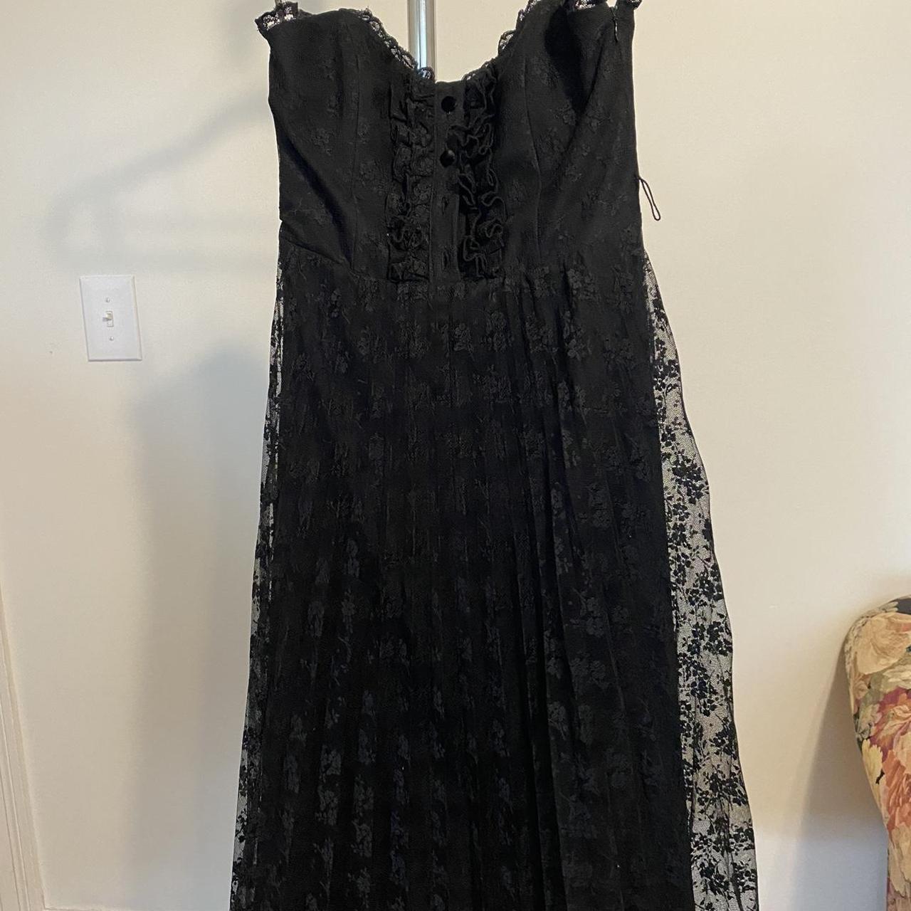 Betsey Johnson Women's Black Dress | Depop