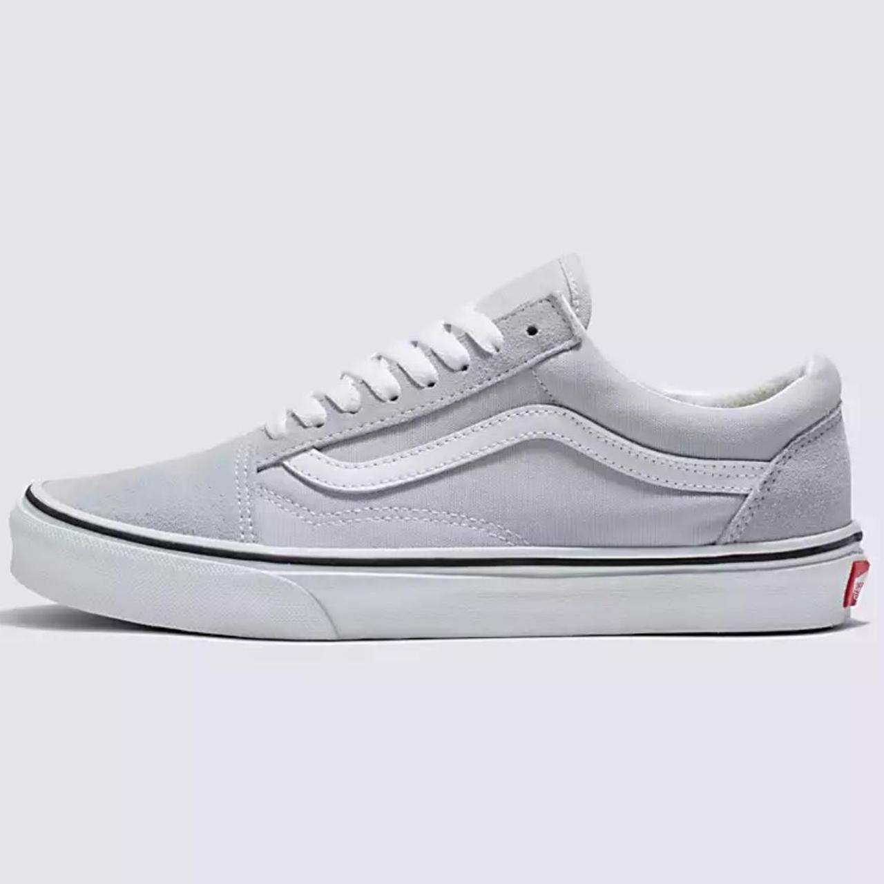 light grey vans very lightly worn only has a few... Depop