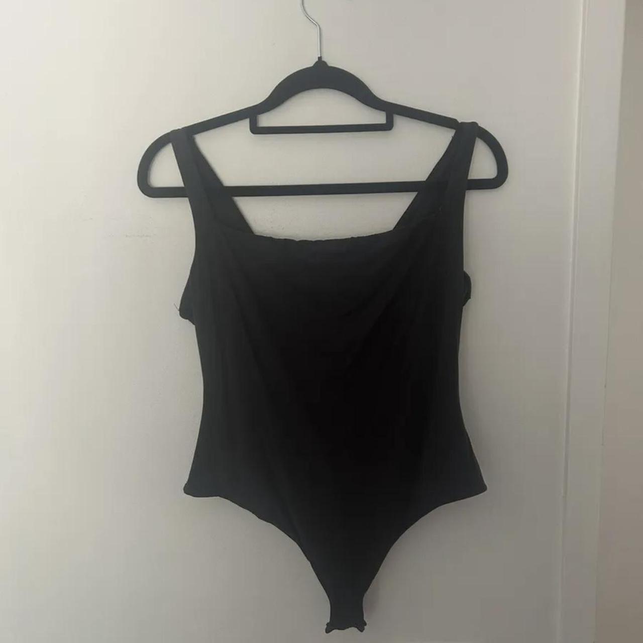 Skims Fits Everybody Black Bodysuit size XL - Depop