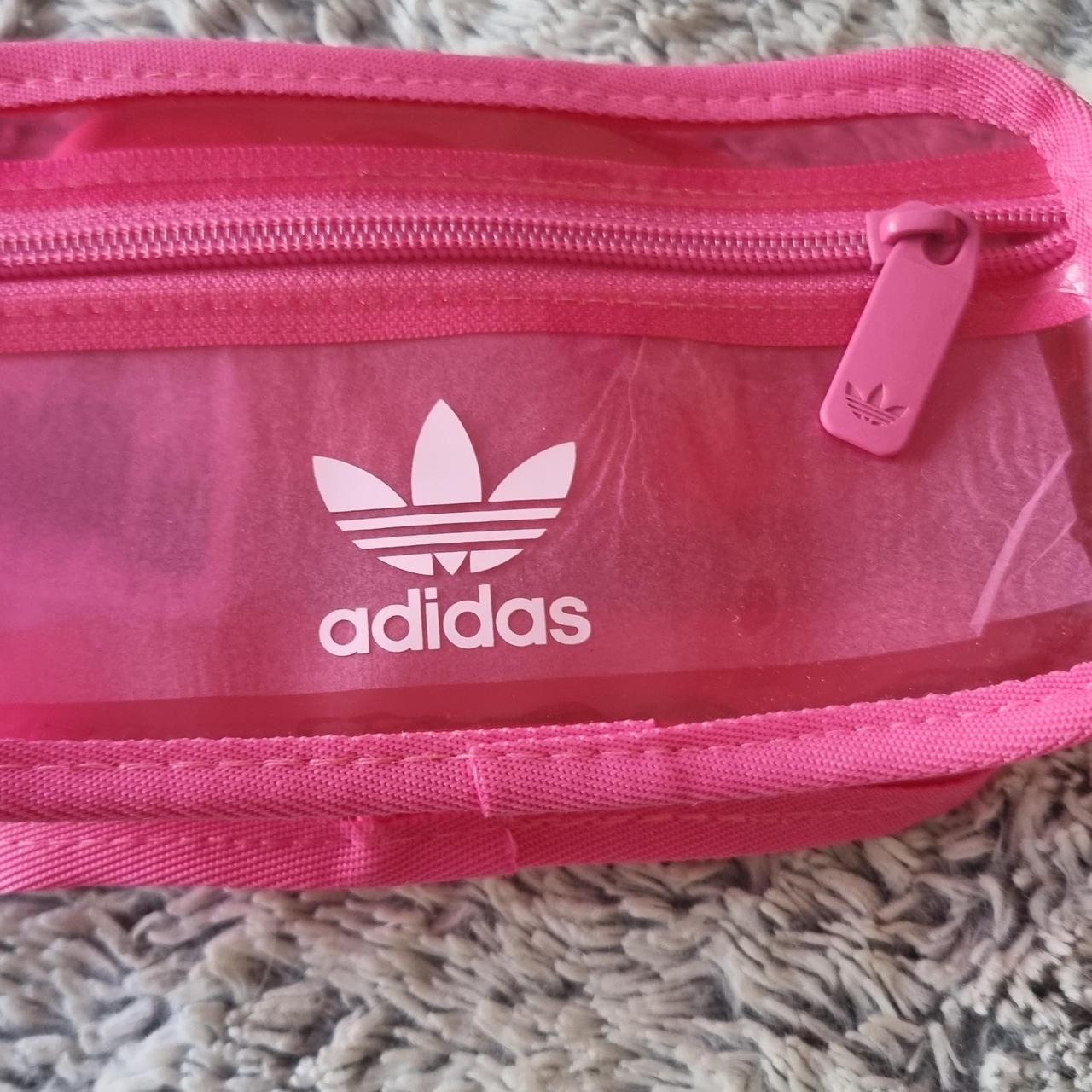 BNWT Adidas Clear Pink Bum Bag. Item is in good... Depop