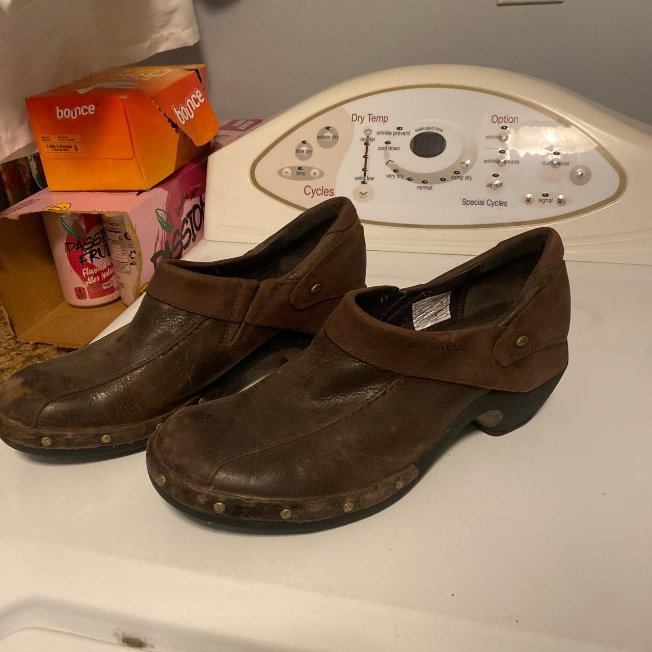 platform brown loafers