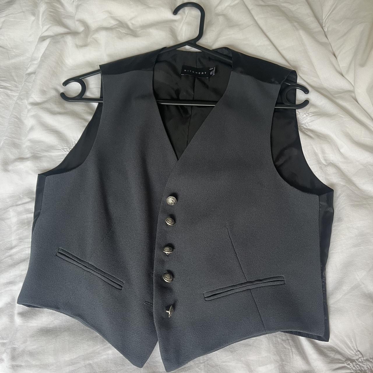 Witchery brand Vest Grey Size 10 women’s - Depop